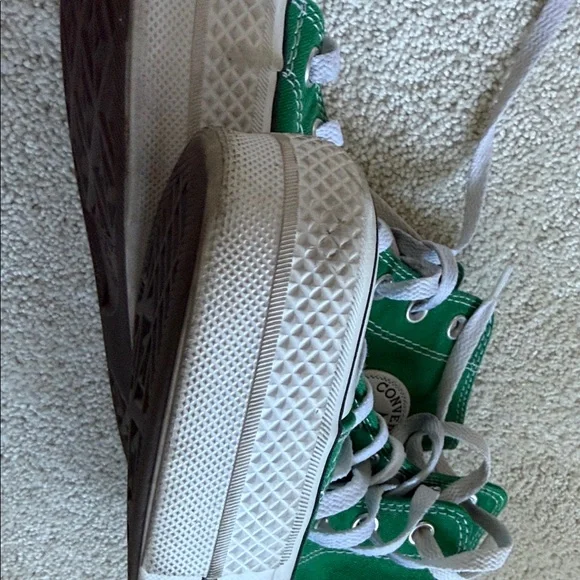 Converse Chuck Taylor All Star Platform Kelly Green High-Top, Men’s 5/ Women’s 7 - Picture 5 of 6